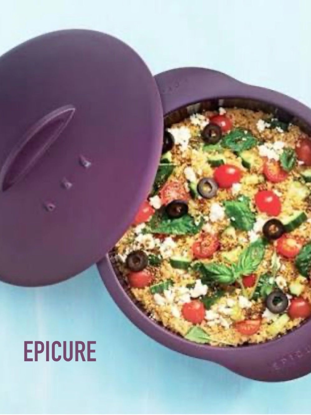 Epicure Large Round Covered Steamer
